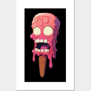 Zombie_ Icecream Posters and Art